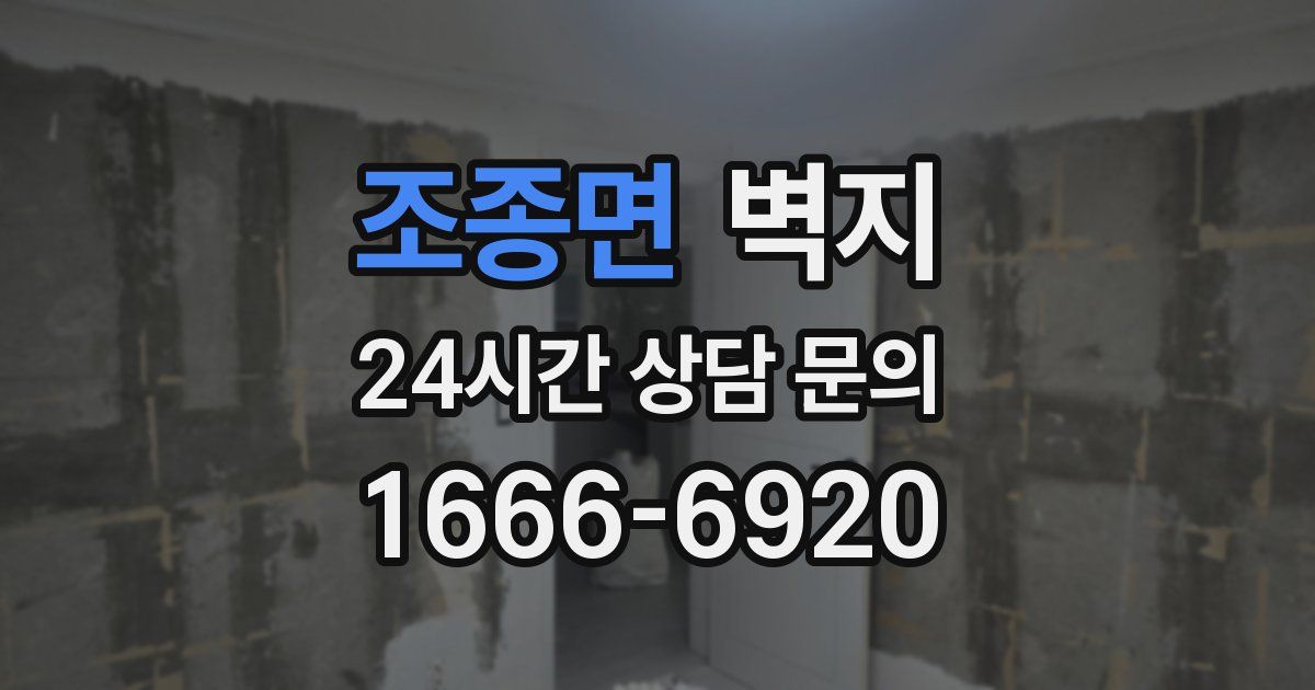 조종면 벽지