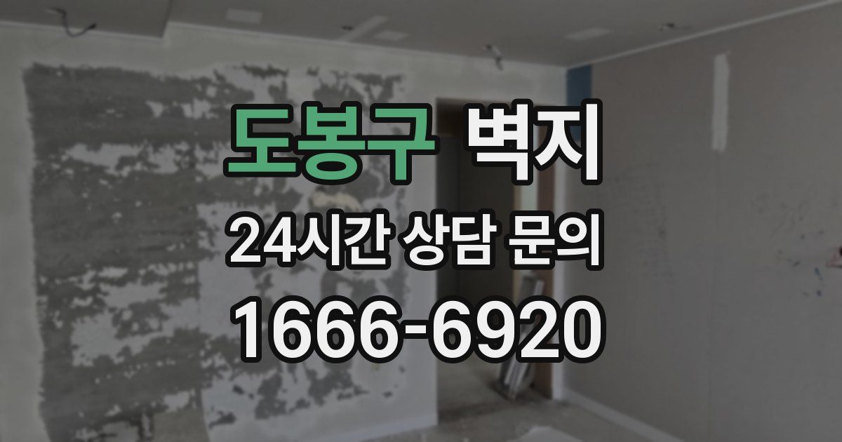 도봉구 벽지