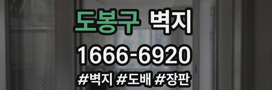 도봉구 벽지