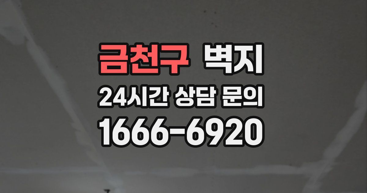 금천구 벽지