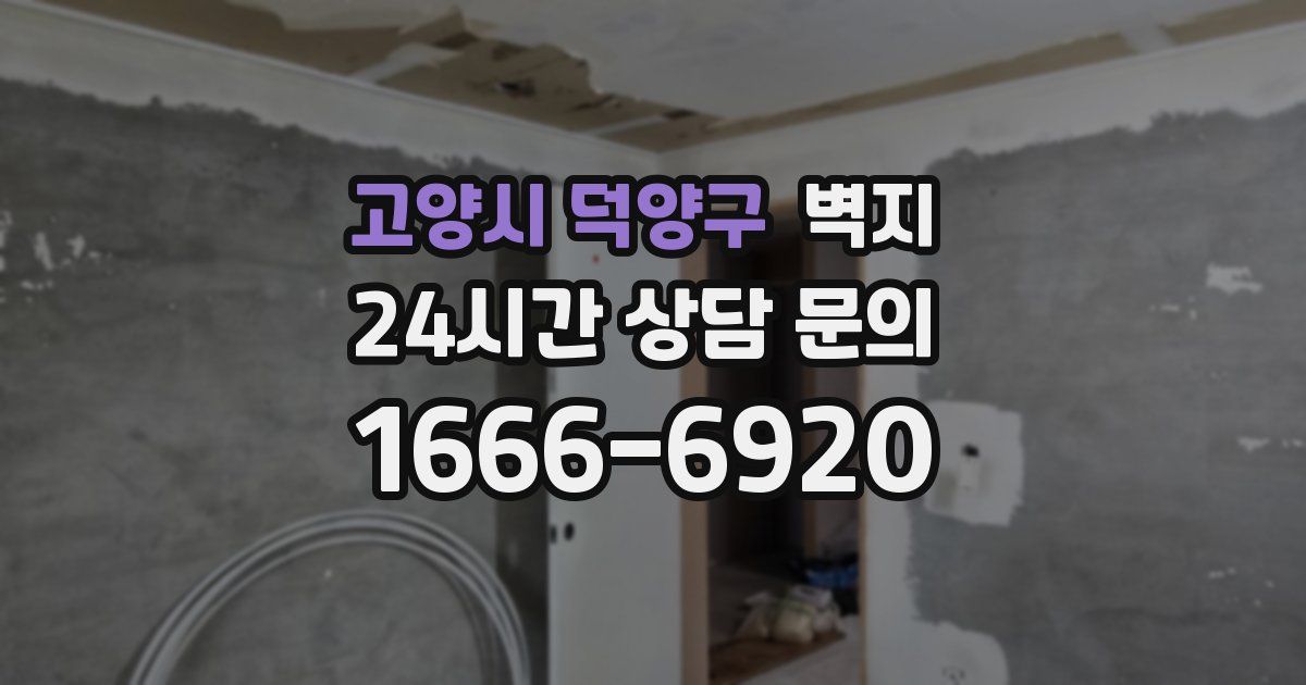 고양시 덕양구 벽지