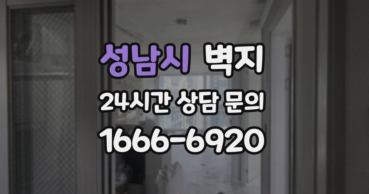 성남시 벽지
