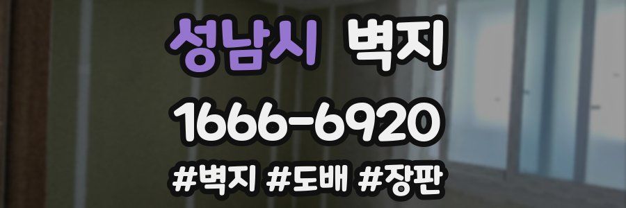 성남시 벽지