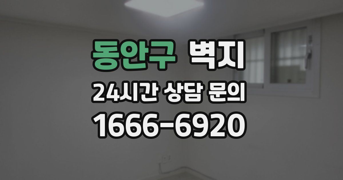 동안구 벽지
