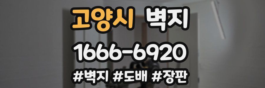 고양시 벽지