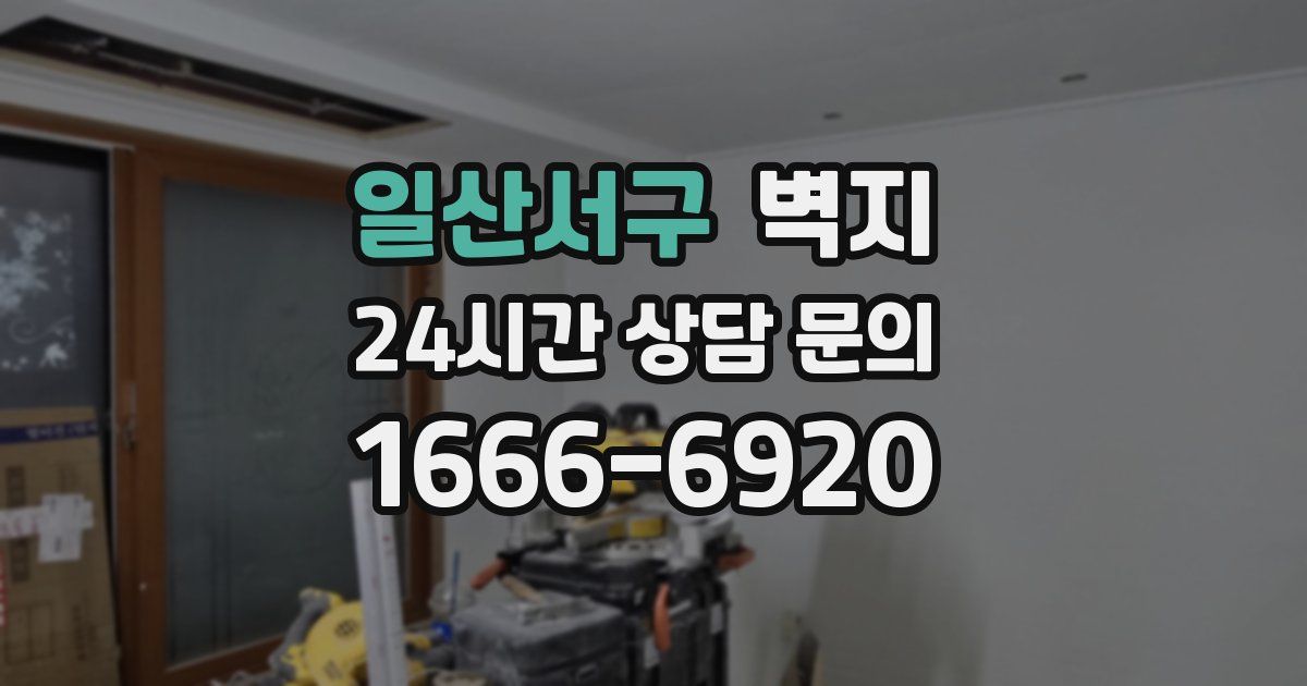 일산서구 벽지