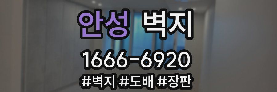 안성 벽지