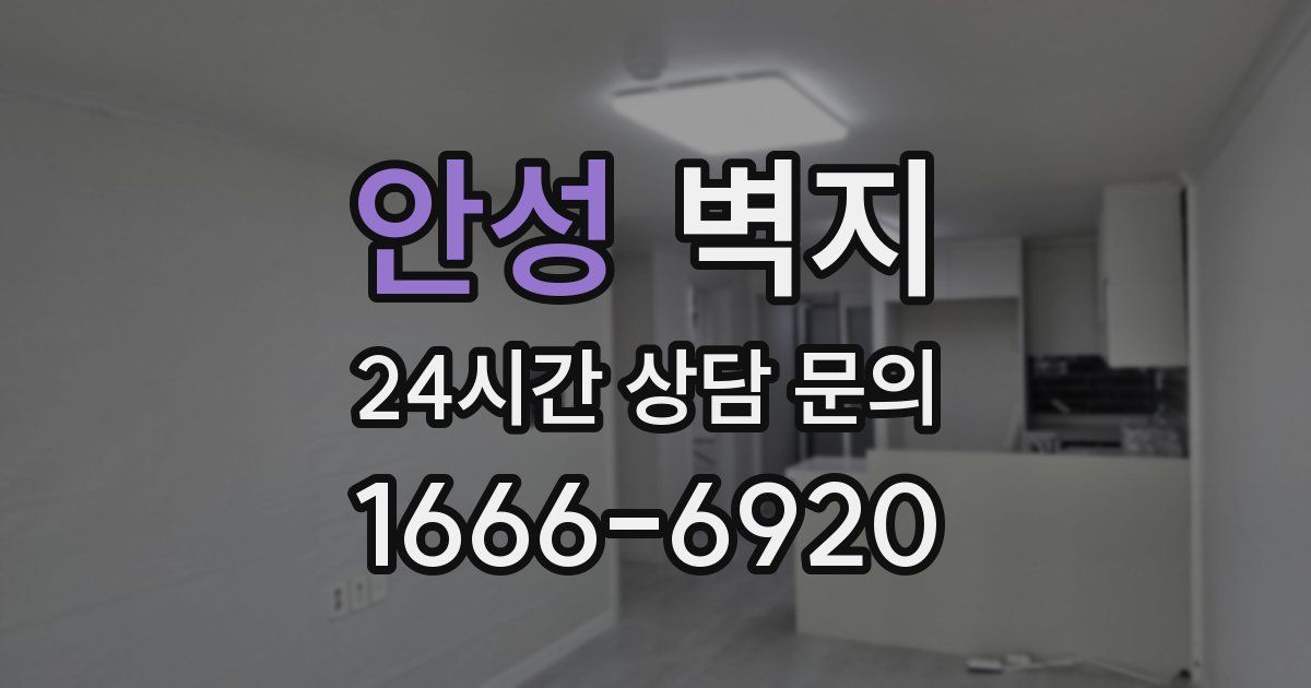 안성 벽지