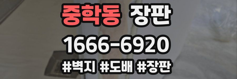 중학동 장판