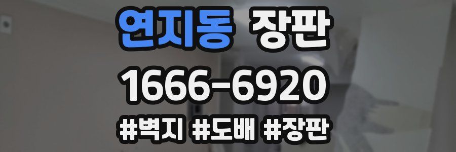 연지동 장판