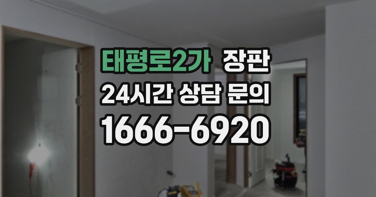 태평로2가 장판