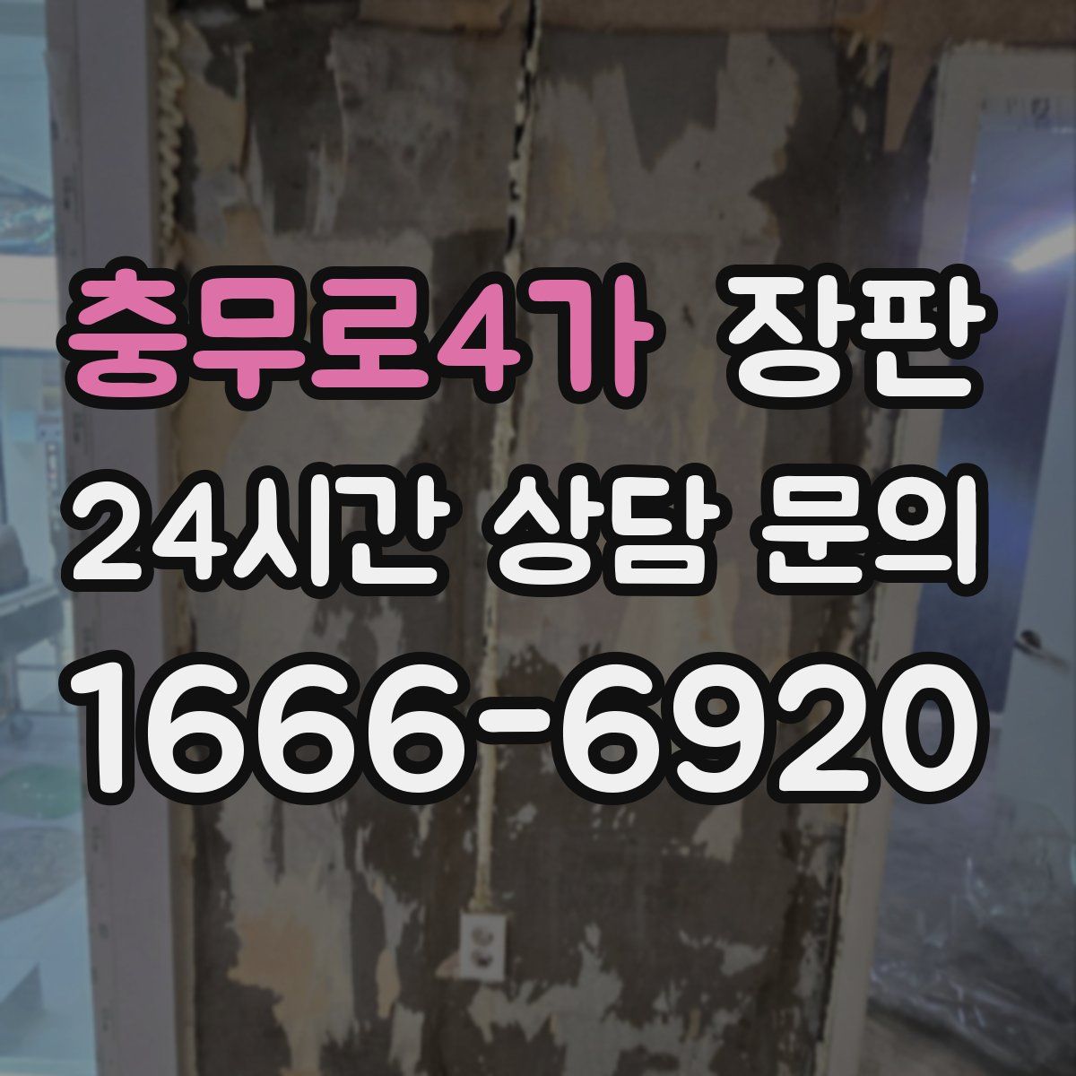충무로4가 장판