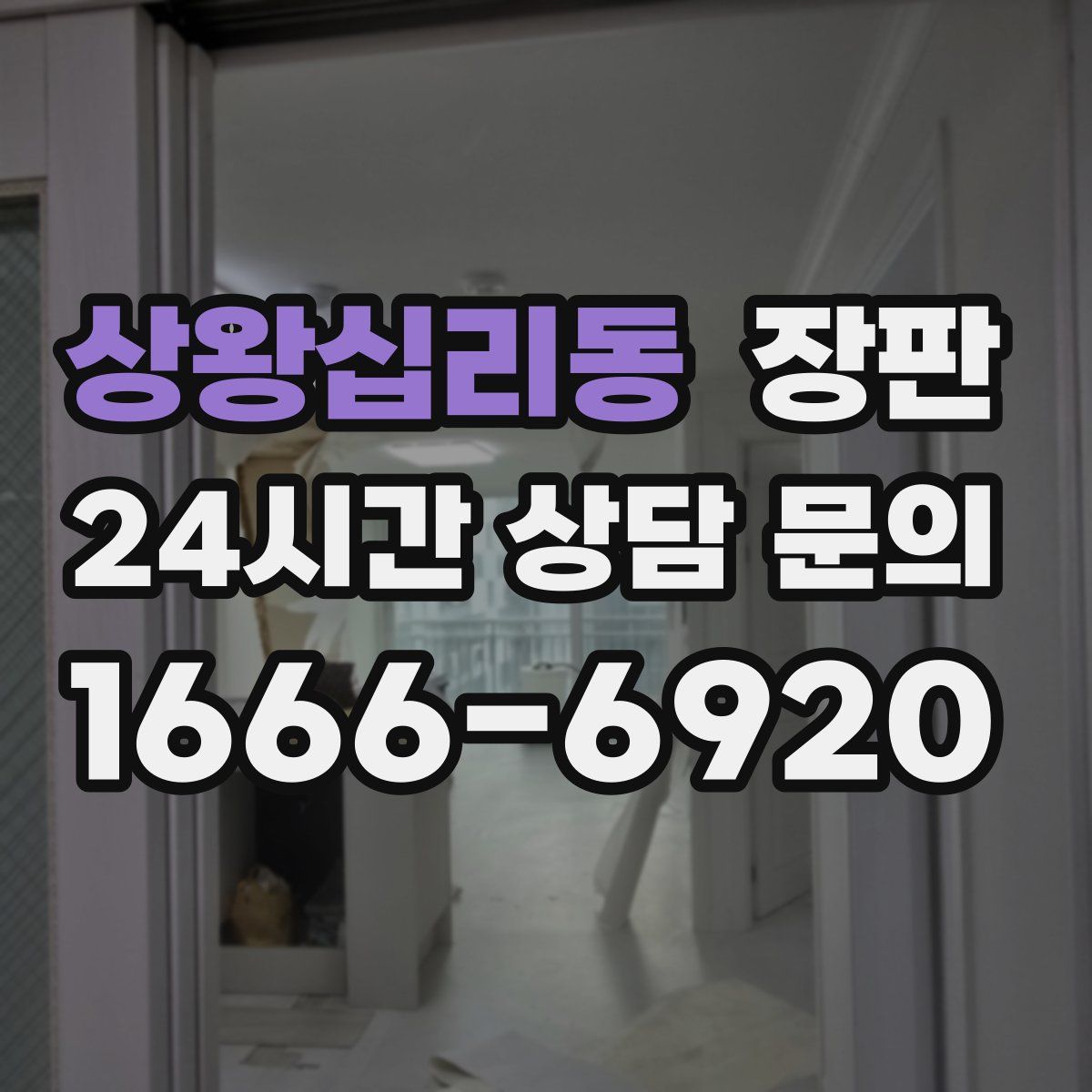 상왕십리동 장판