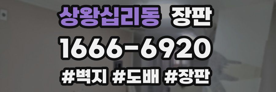 상왕십리동 장판