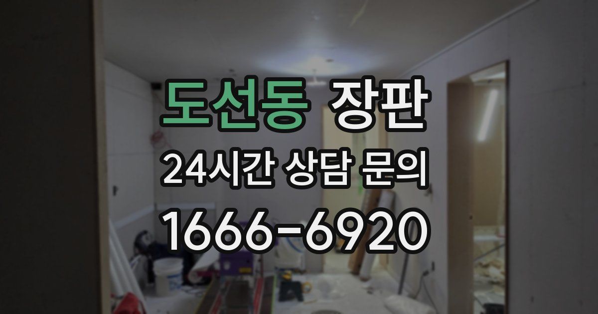 도선동 장판
