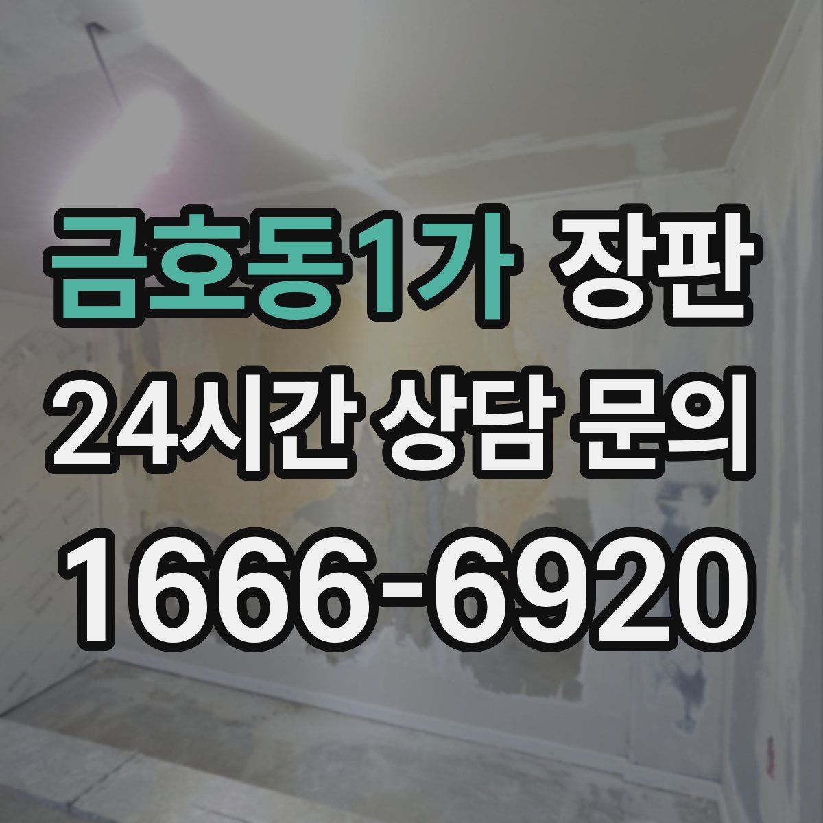 금호동1가 장판