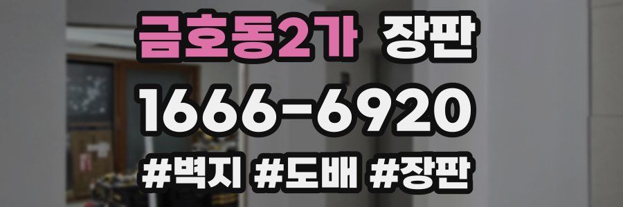 금호동2가 장판
