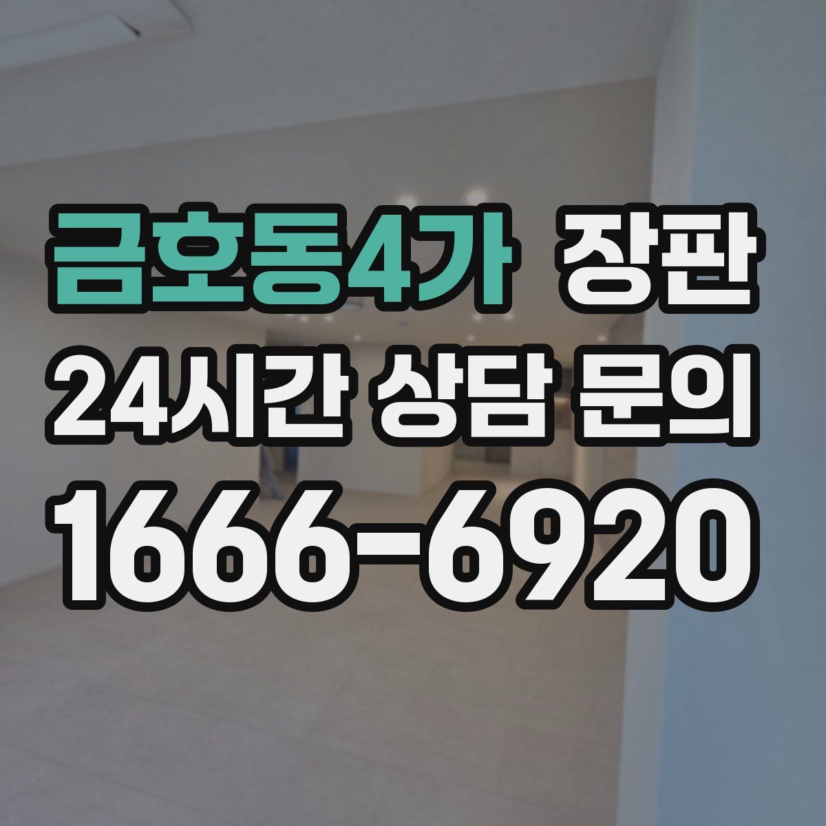 금호동4가 장판