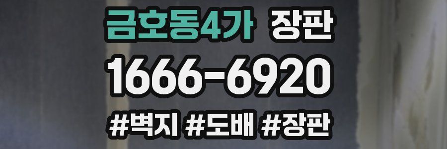 금호동4가 장판