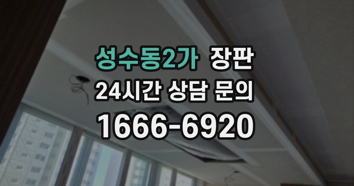 성수동2가 장판