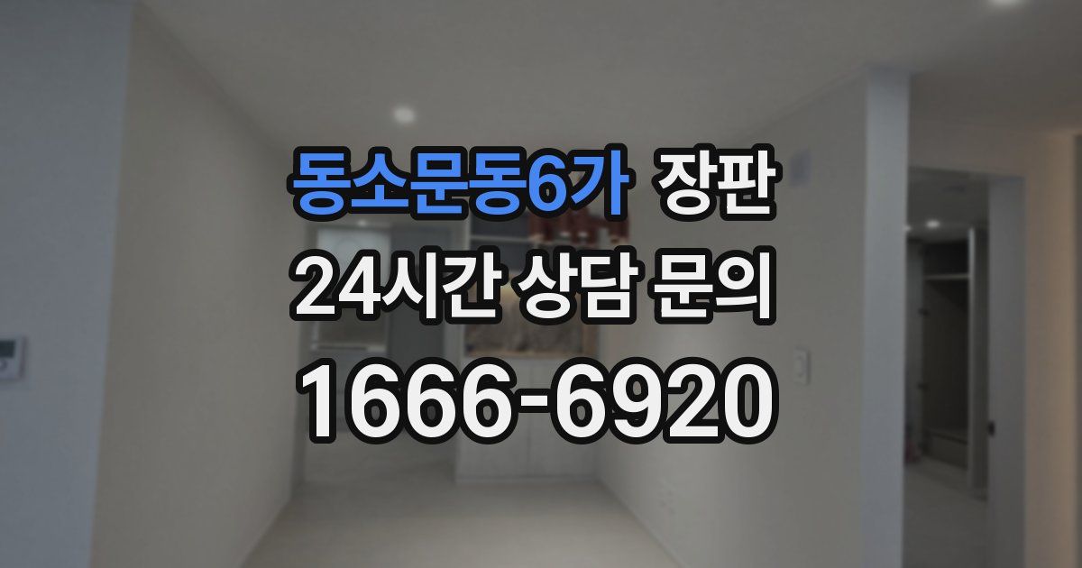 동소문동6가 장판