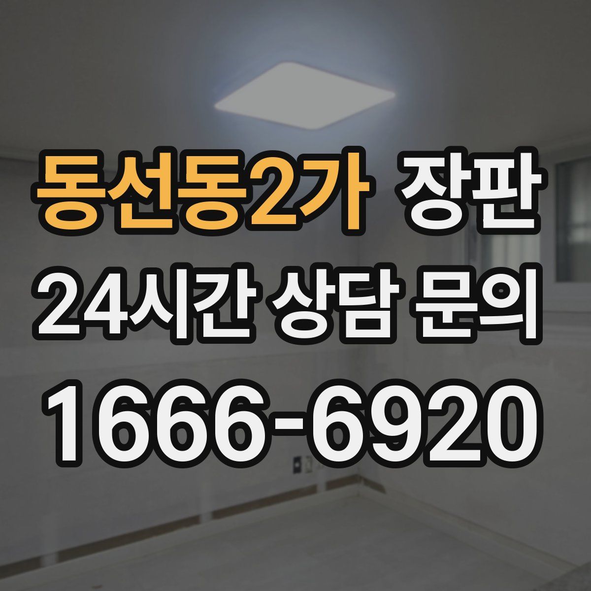 동선동2가 장판