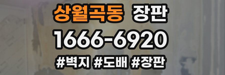 상월곡동 장판