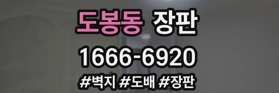 도봉동 장판