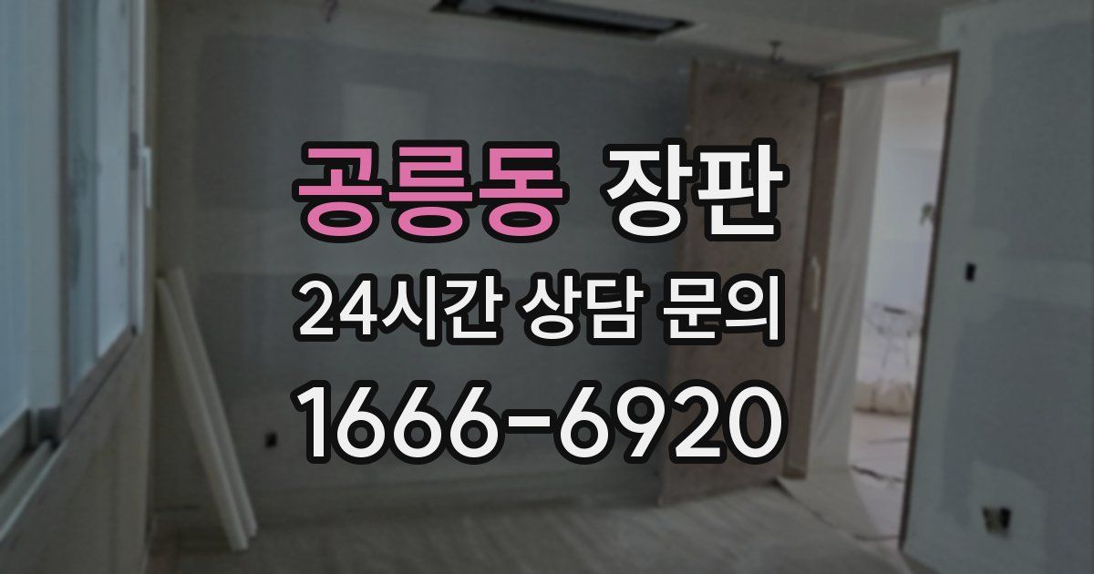 공릉동 장판
