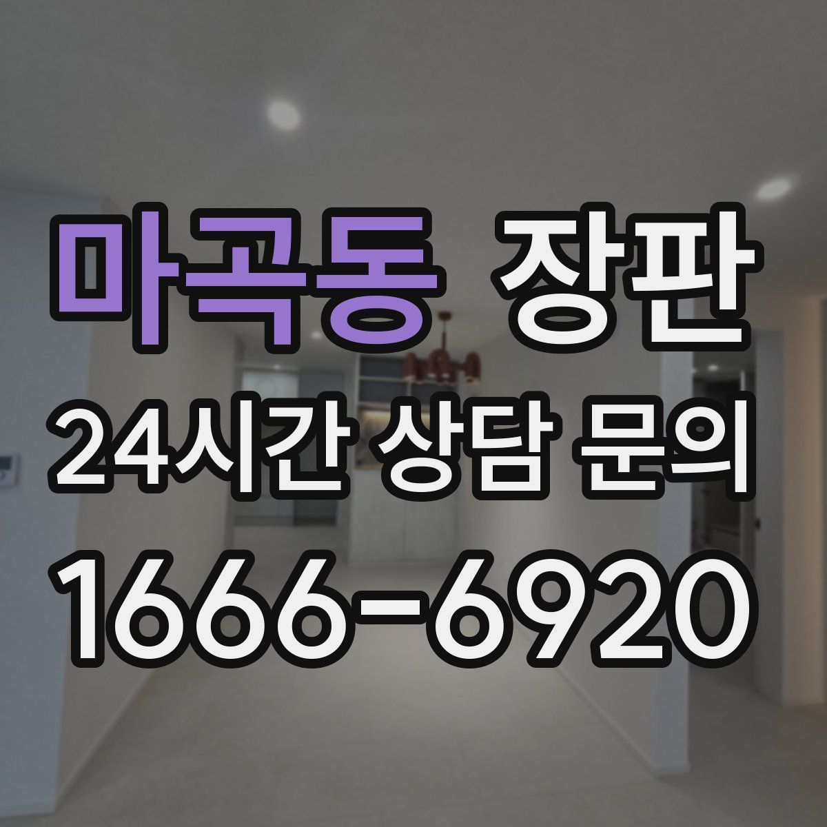 마곡동 장판