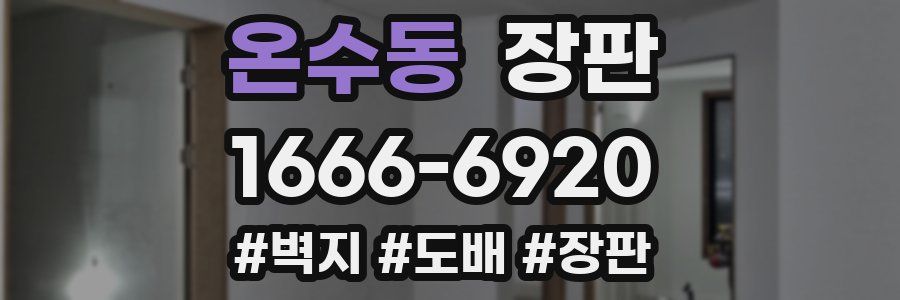 온수동 장판