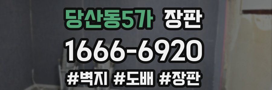 당산동5가 장판