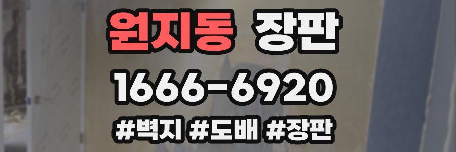 원지동 장판