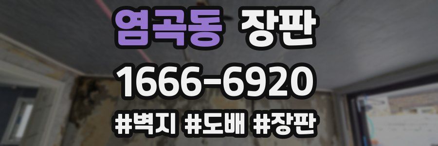 염곡동 장판