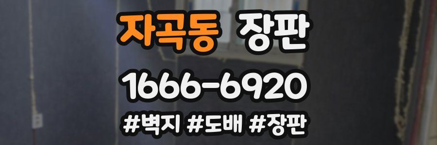 자곡동 장판