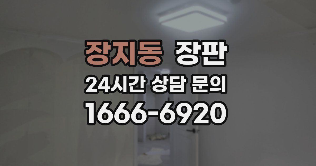 장지동 장판