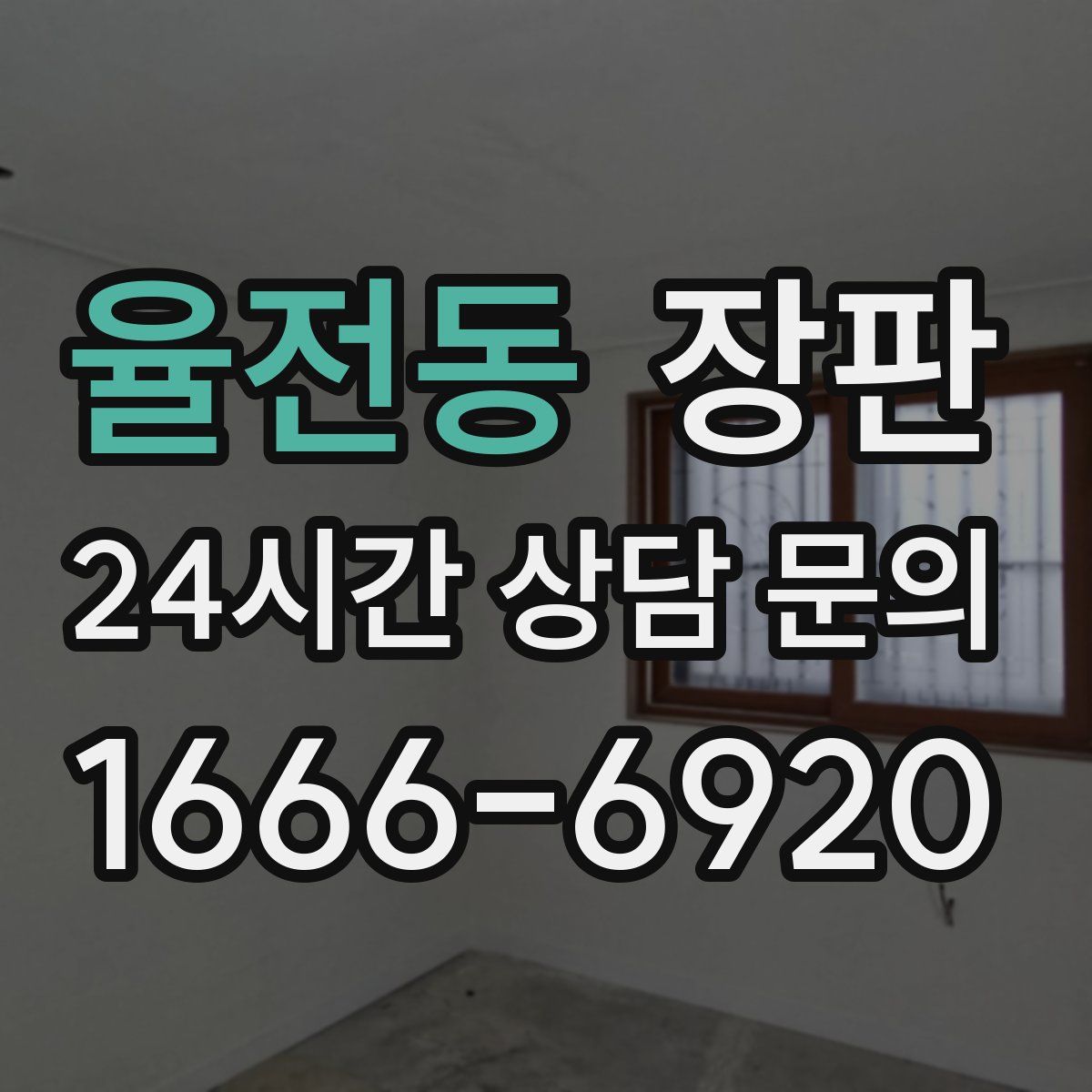 율전동 장판