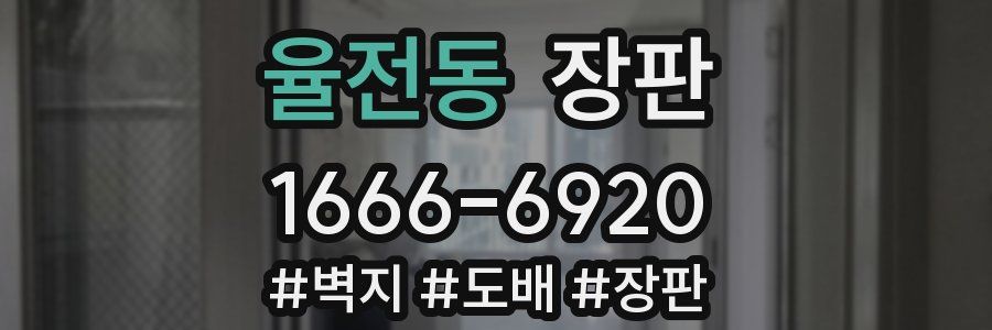 율전동 장판