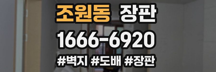 조원동 장판