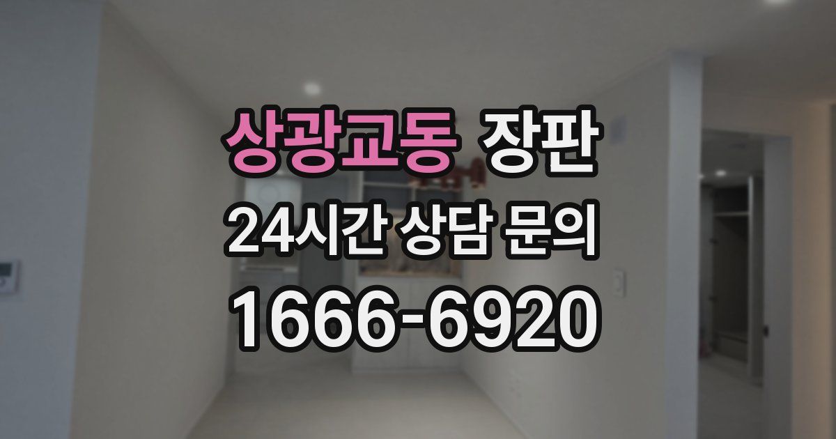 상광교동 장판