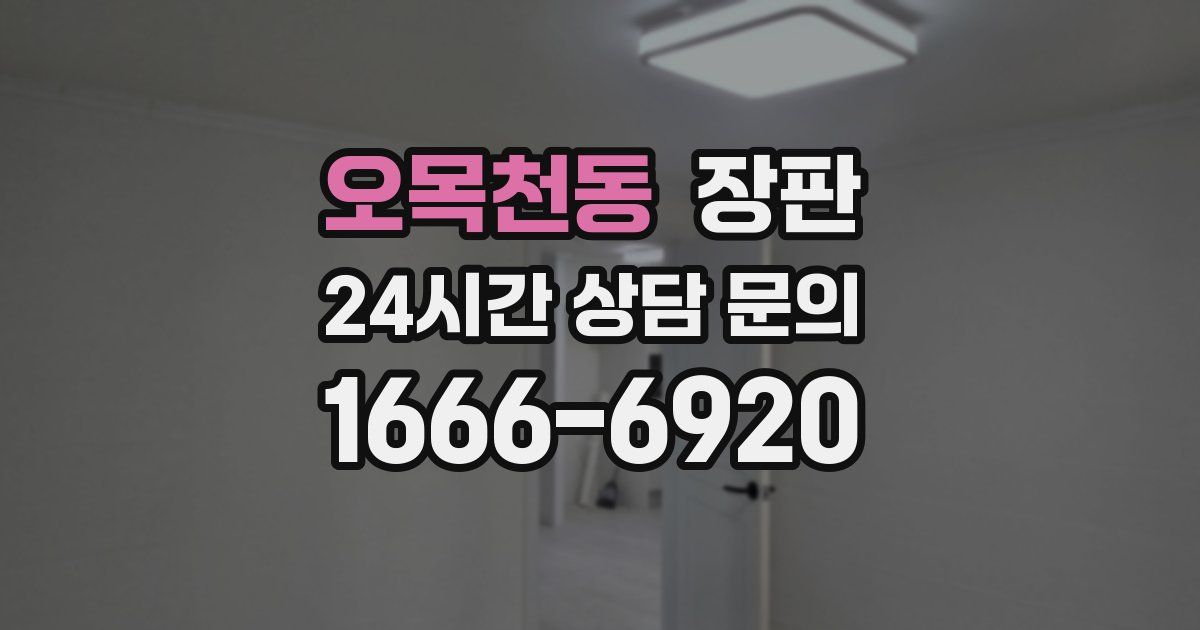 오목천동 장판