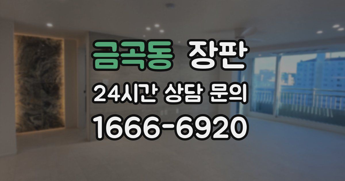 금곡동 장판