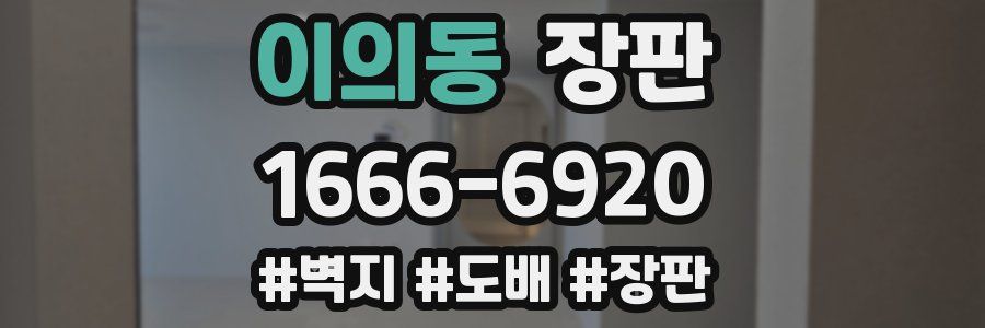 이의동 장판