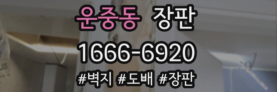 운중동 장판