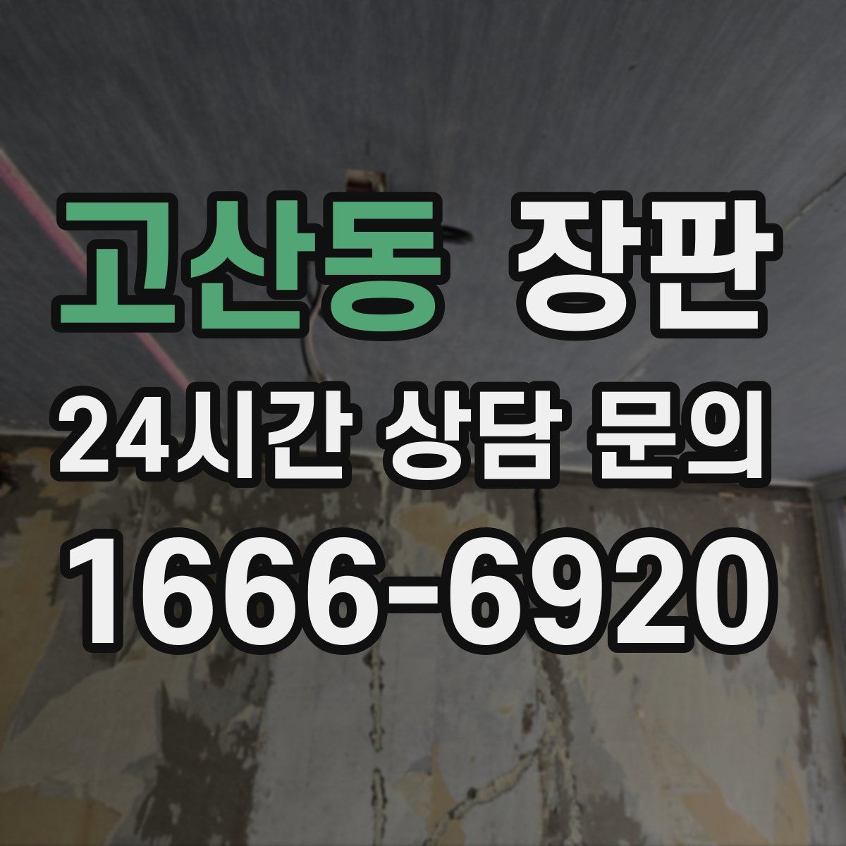 고산동 장판