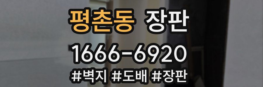 평촌동 장판