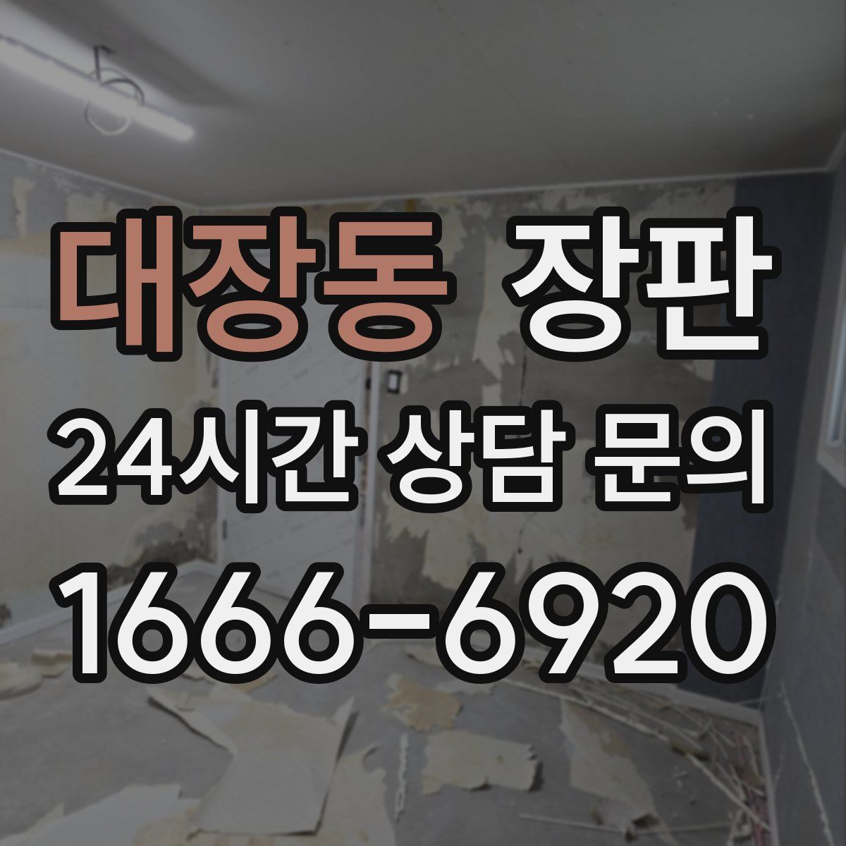대장동 장판