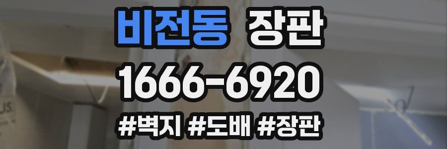 비전동 장판
