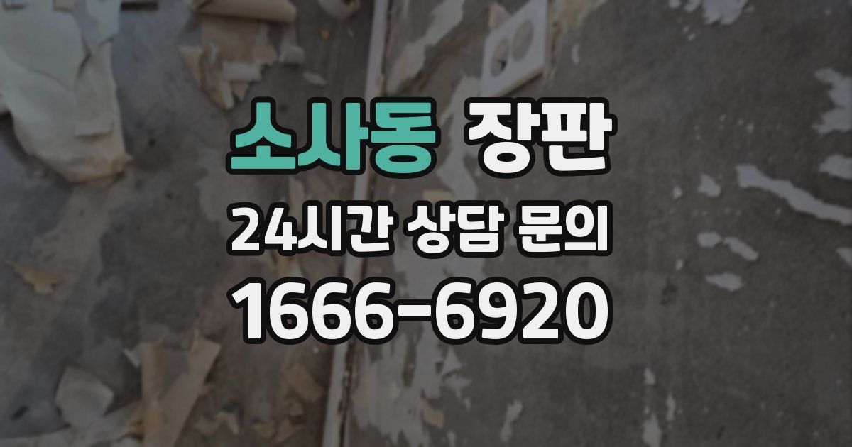 소사동 장판