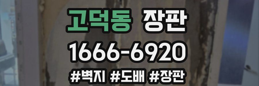 고덕동 장판